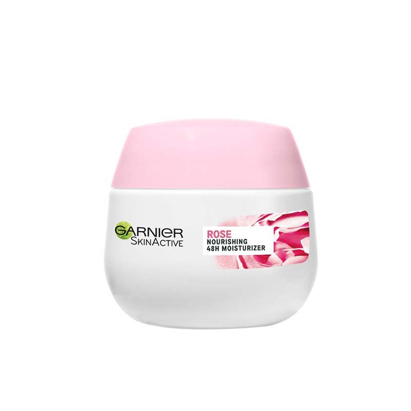 تصویر  کرم ابرسان و مرطوب کننده گل رز گارنیه