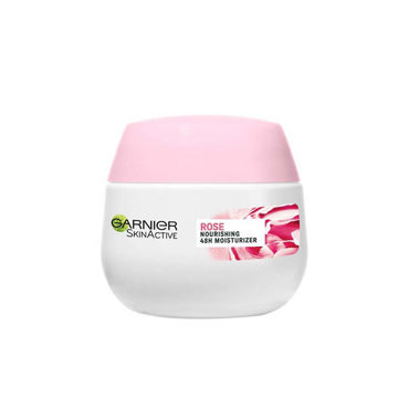 تصویر  کرم ابرسان و مرطوب کننده گل رز گارنیه