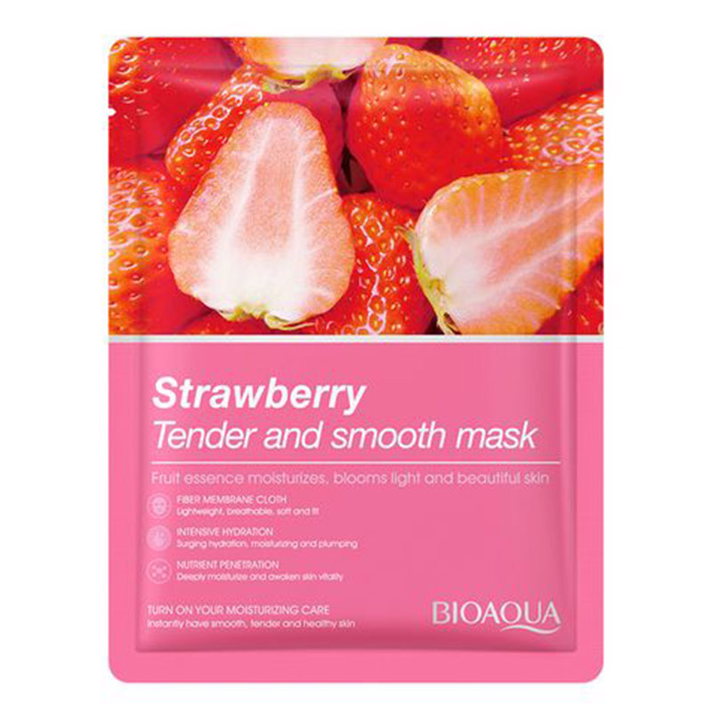 ماسک ورقه ای توت فرنگی بیوآکوا