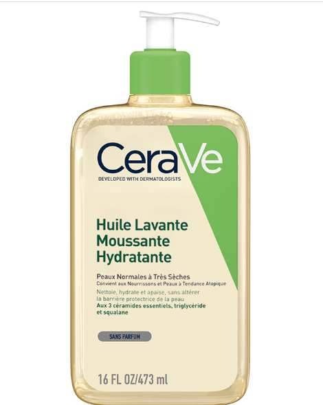 فوم شستشو روغنی و آبرسان سراوی  236 میل مناسب پوست خشک و حساس