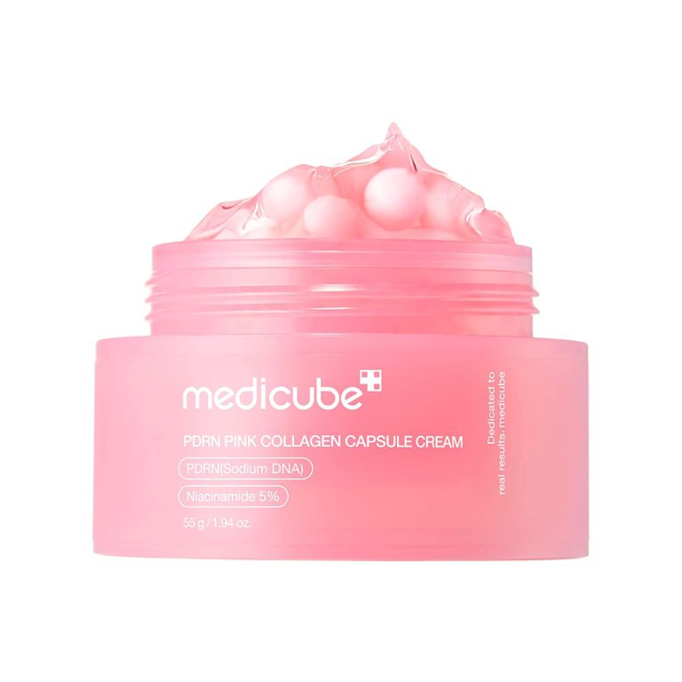 کرم کپسولی کلاژن و PDRN صورتی مدی کیوب 55 گرم - medicube PDRN Pink Collagen Capsule Cream
