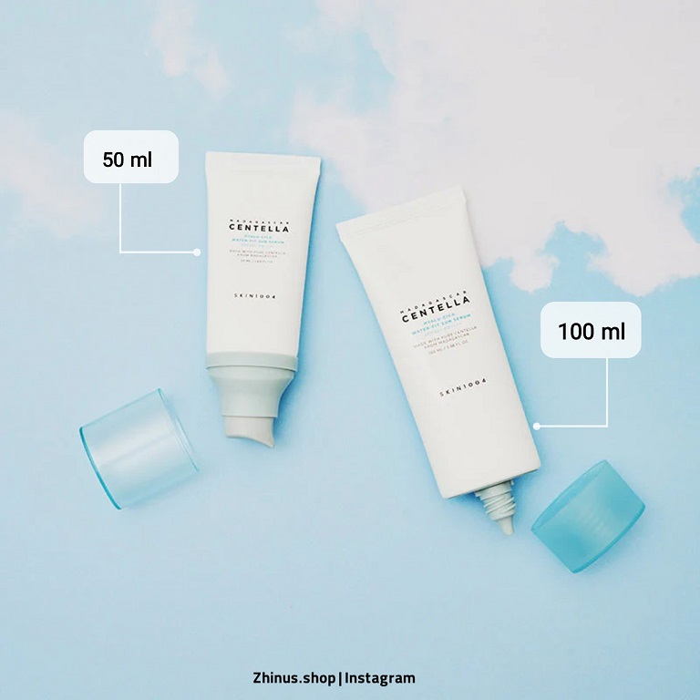 ضد آفتاب روشن کننده سنتلا اسکین 1004 SKIN1004 Madagascar Centella Hyalu-Cica Water-Fit Sun Serum - spf50