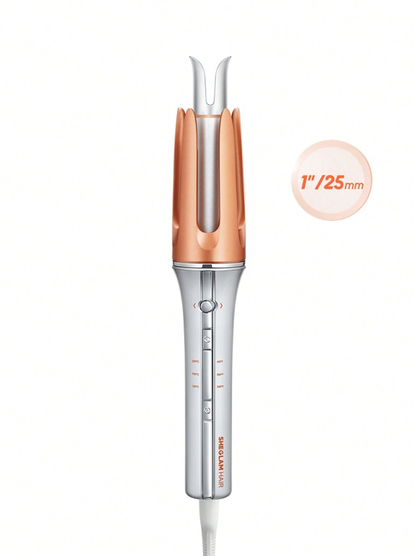 دستگاه کرلی مو و فر کننده مو چرخشی شیگلم سایز 25 میلی متر